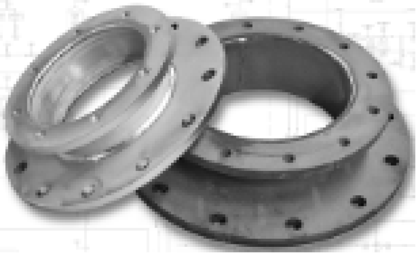 Zwischenflansch Ø 290/180 emailliert